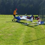 Schon sehr früh sammeln sich die Flugzeuge an der Flight Line